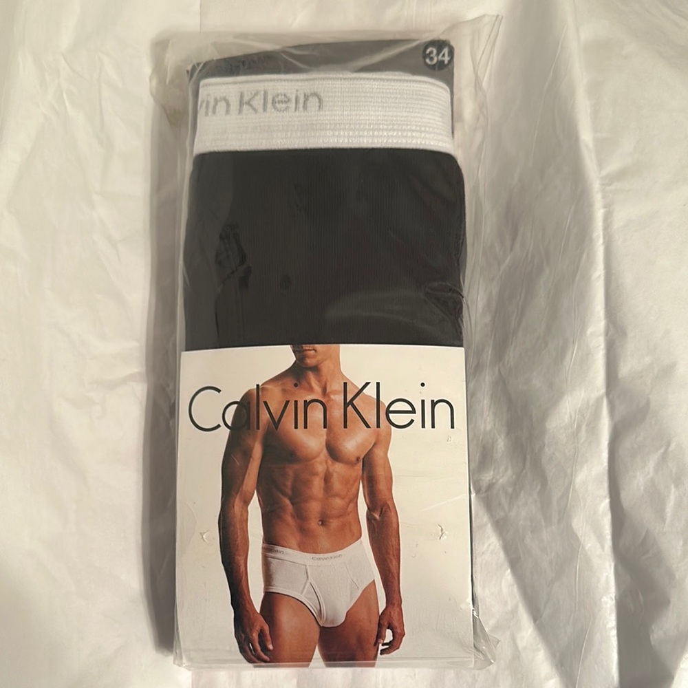 Calvin Klein Black and White Briefs Underwear
